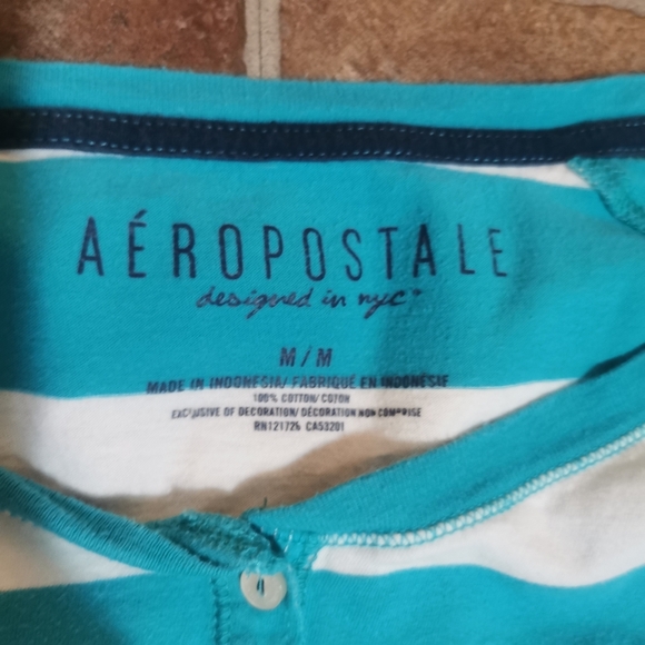 Ladies Striped Long Sleeve Top - Picture 2 of 4